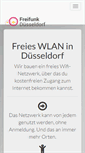 Mobile Screenshot of freifunk-duesseldorf.de
